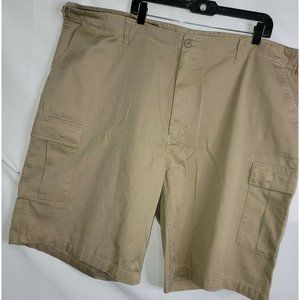 Men's Bermuda Shorts S Waist 47 to 51 Khaki Cargo
